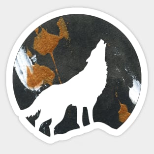 Wolf Moon Sticker